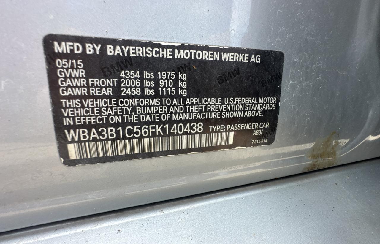 WBA3B1C56FK140438 2015 BMW 320 I