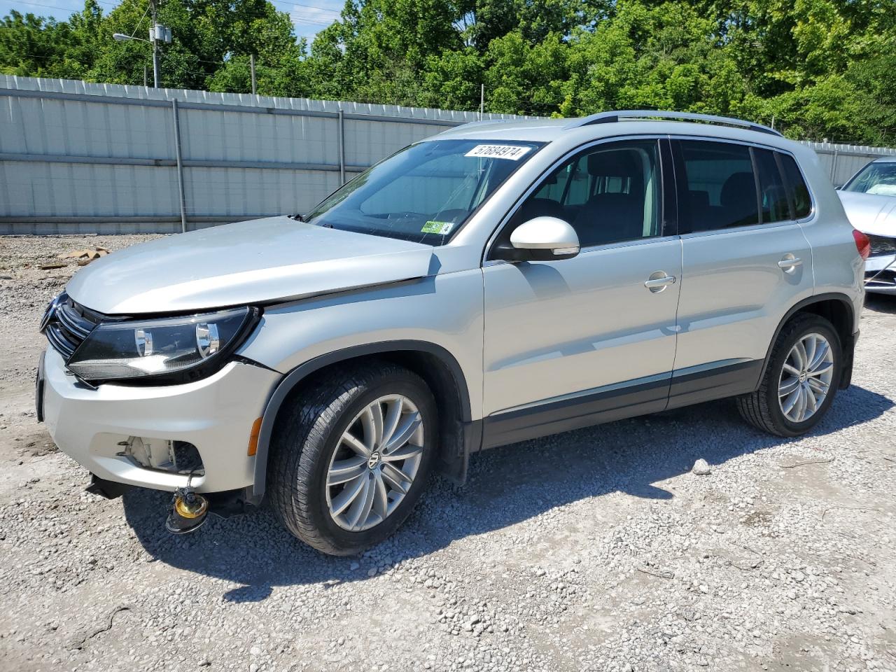 2014 Volkswagen Tiguan S vin: WVGBV3AX7EW542283