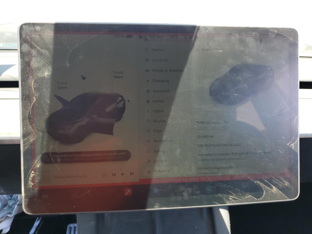 7SAYGDEF5NF487985 2022 Tesla Model Y