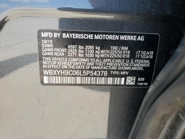 VIN WBXYH9C06L5P54378 2020 BMW X2, Sdrive28I no.13