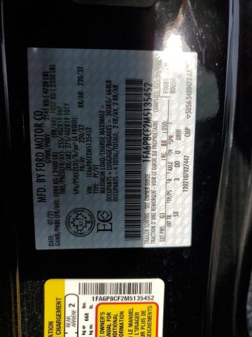 2021 Ford Mustang Gt VIN: 1FA6P8CF2M5135452 Lot: 56760594