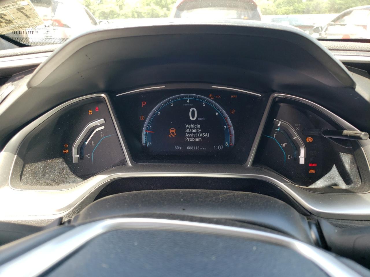 2019 Honda Civic Ex vin: 2HGFC3B33KH355674