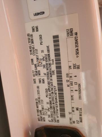 2017 Ford F150 Supercrew VIN: 1FTFW1EF5HKC87217 Lot: 59316004