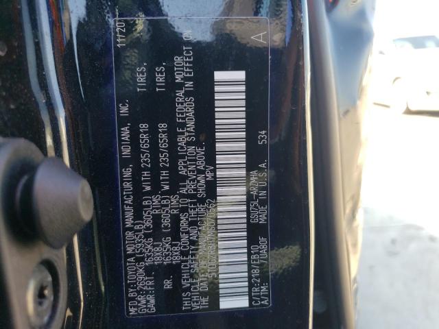 VIN 5TDGZRBH7MS070562 2021 Toyota Highlander, Xle no.13