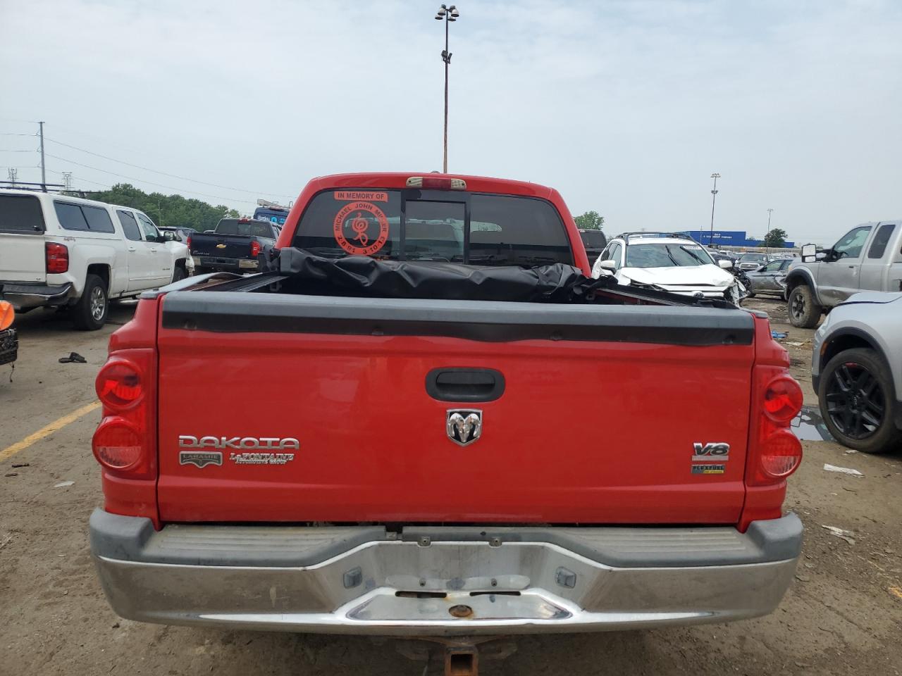 1D7HW58N88S632944 2008 Dodge Dakota Quad Laramie