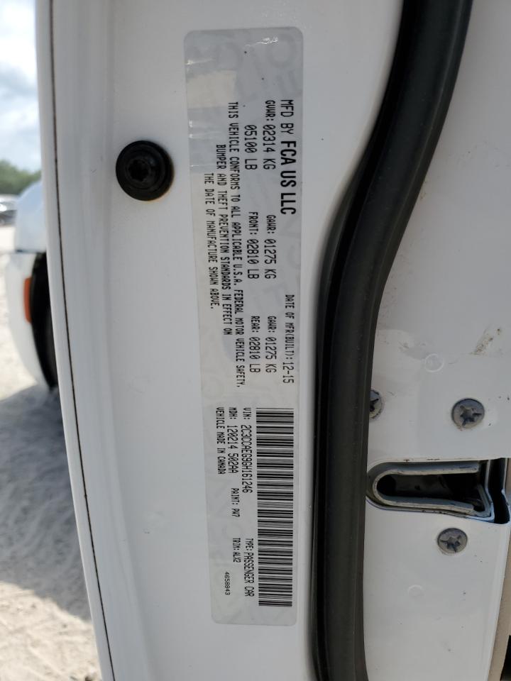 2C3CCAEG9GH161246 2016 Chrysler 300C