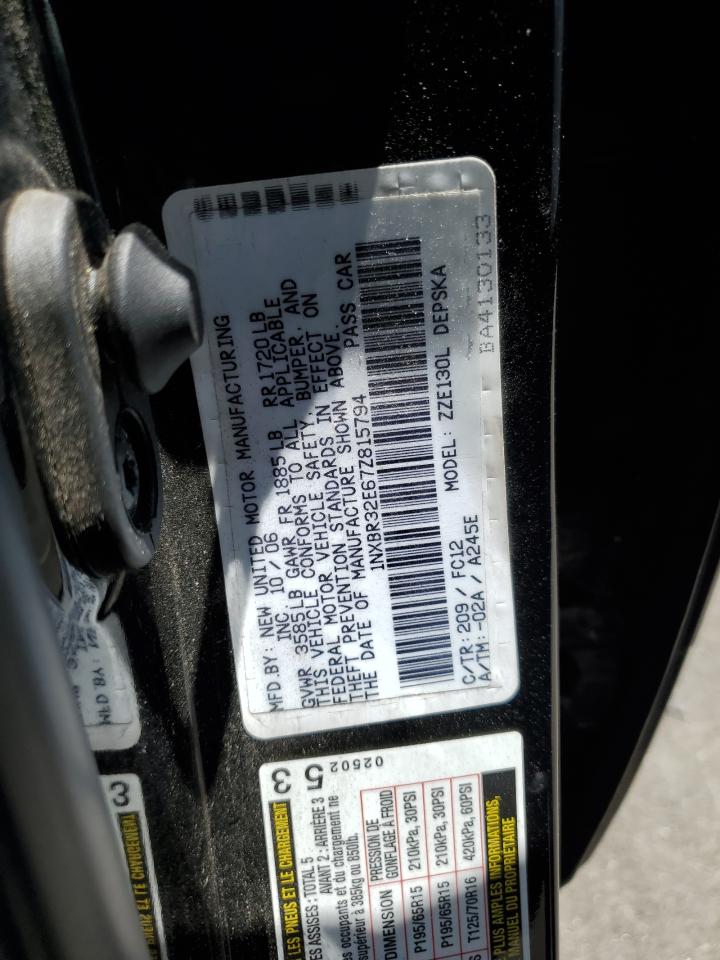 1NXBR32E67Z815794 2007 Toyota Corolla Ce