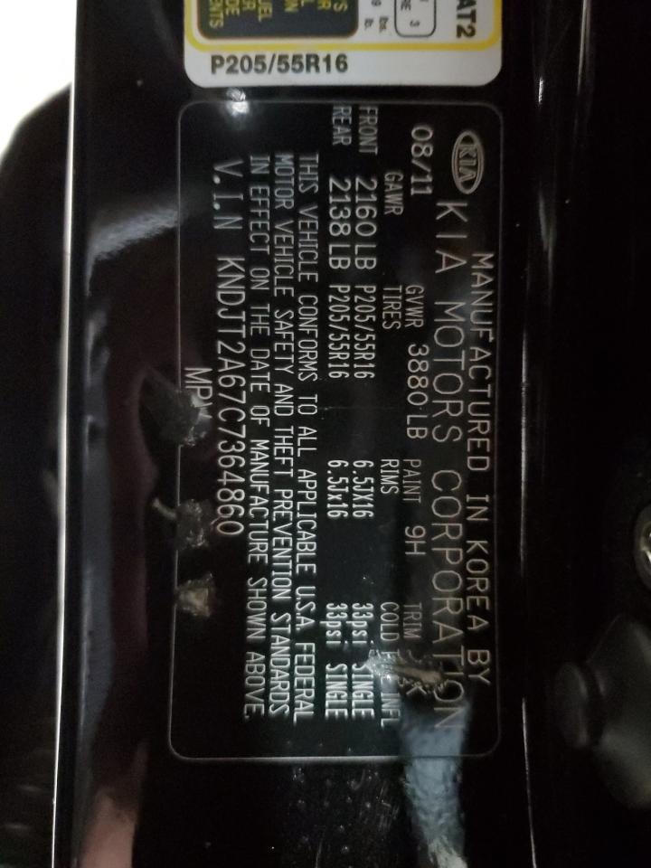 KNDJT2A67C7364860 2012 Kia Soul +