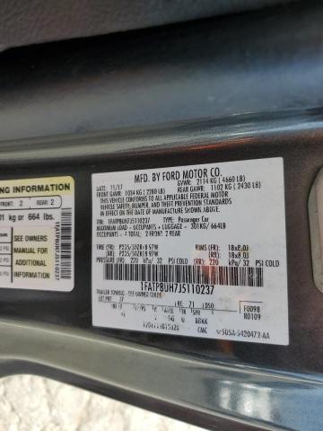 2018 Ford Mustang VIN: 1FATP8UH7J5110237 Lot: 58407144