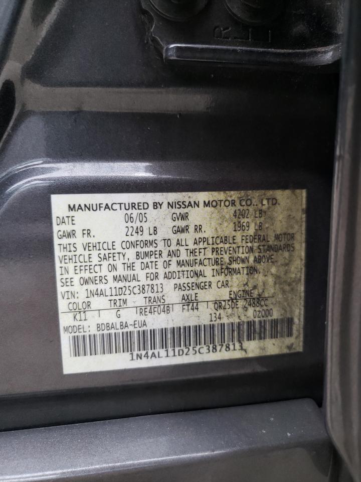 1N4AL11D25C387813 2005 Nissan Altima S