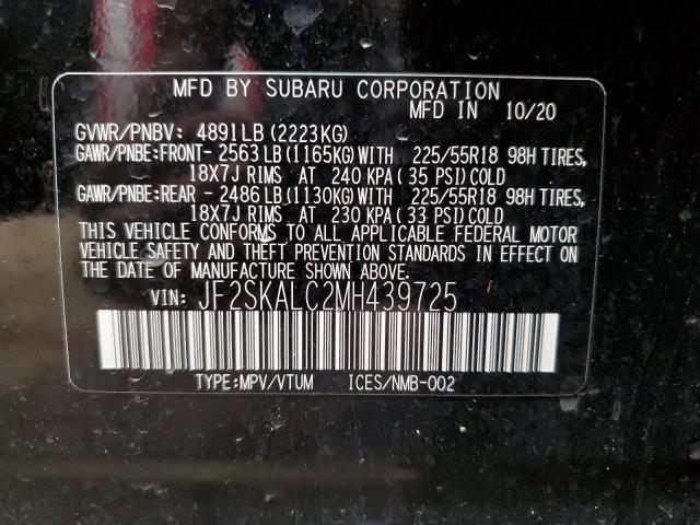 2021 SUBARU FORESTER S - JF2SKALC2MH439725