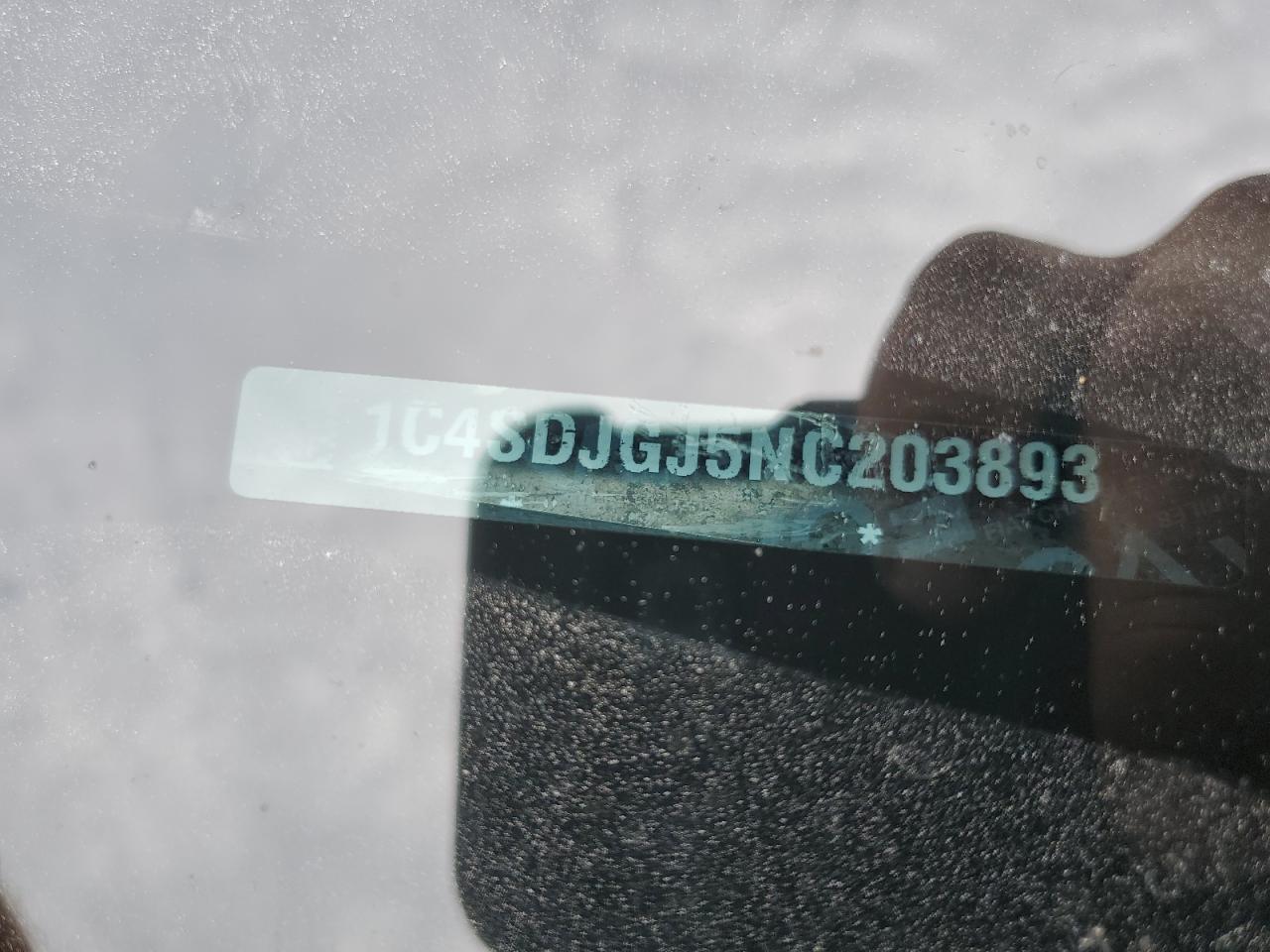 1C4SDJGJ5NC203893 2022 Dodge Durango Srt 392