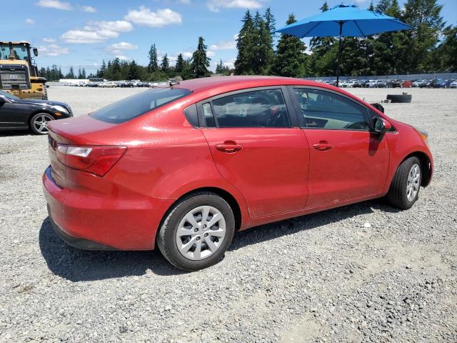 KIA RIO LX 2017 red  gas KNADM4A38H6050124 photo #4