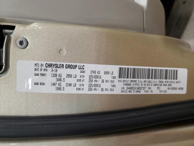 2010 Chrysler Town & Country Touring VIN: 2A4RR5DX1AR267327 Lot: 59985754