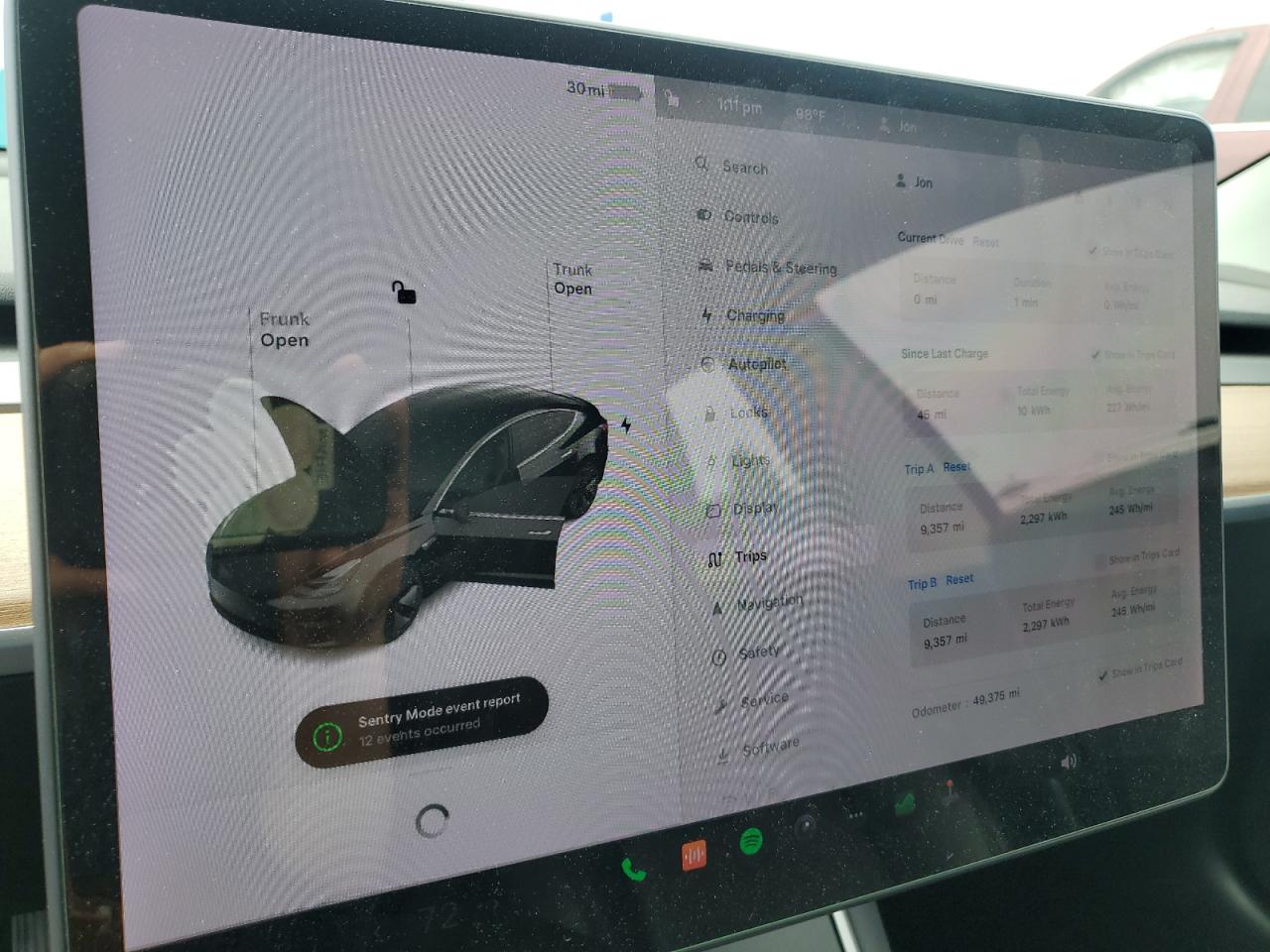 5YJ3E1EAXKF297921 2019 Tesla Model 3