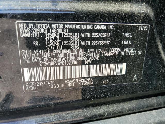 VIN 2T3W1RFV6MC102016 2021 Toyota RAV4, Xle no.13