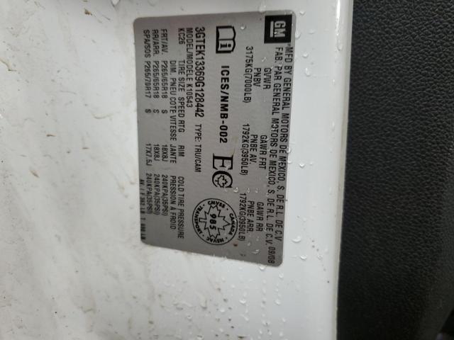 2009 GMC Sierra K1500 VIN: 3GTEK13369G128442 Lot: 58917324