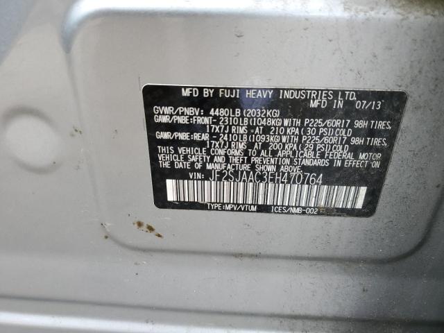 2014 Subaru Forester 2.5I VIN: JF2SJAAC3EH470764 Lot: 60303094