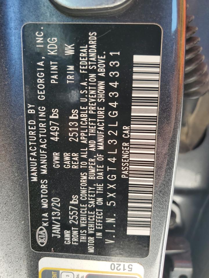 5XXGT4L32LG434331 2020 Kia Optima Lx