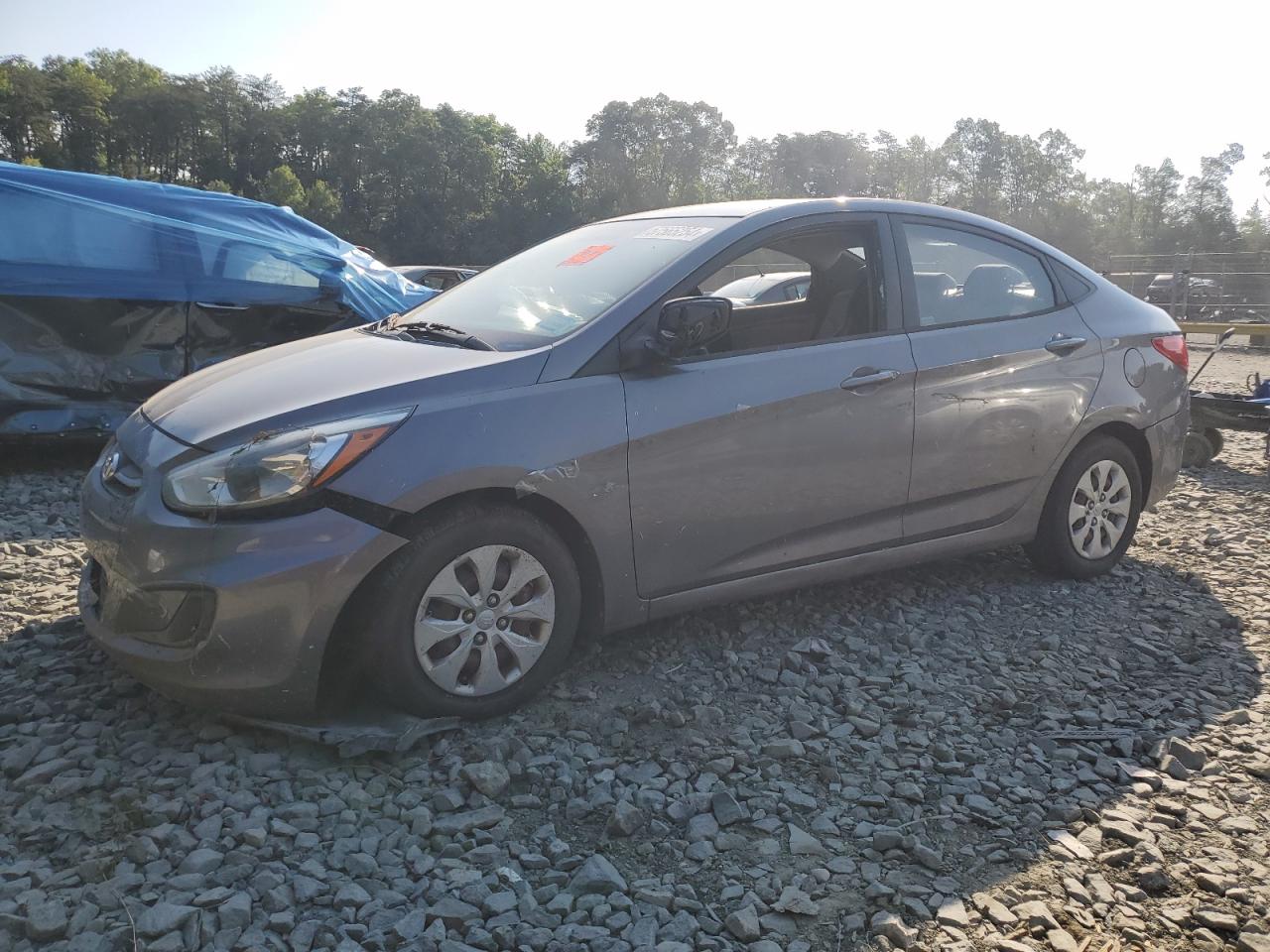 Lot #2784244335 2015 HYUNDAI ACCENT GLS