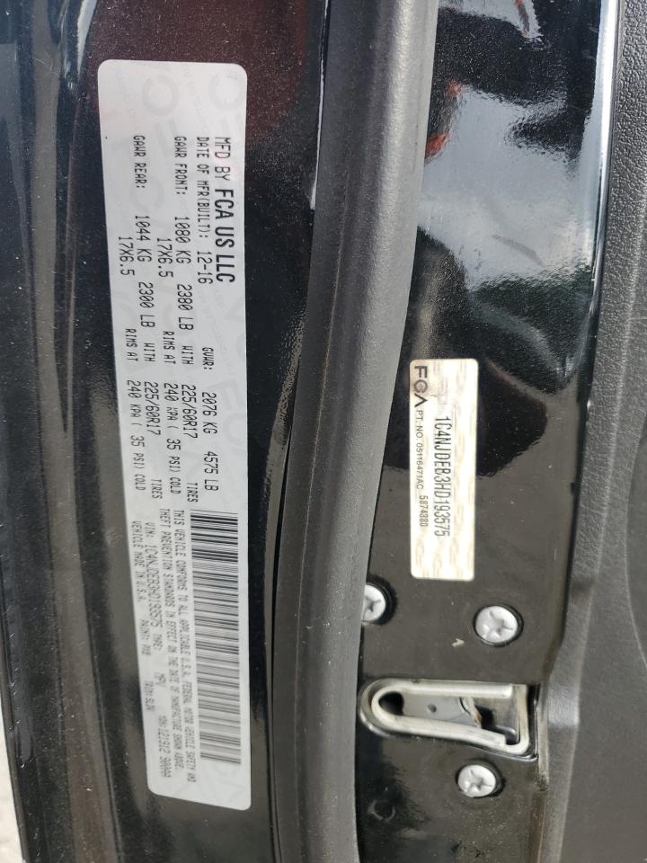 1C4NJDEB3HD193575 2017 Jeep Compass Latitude