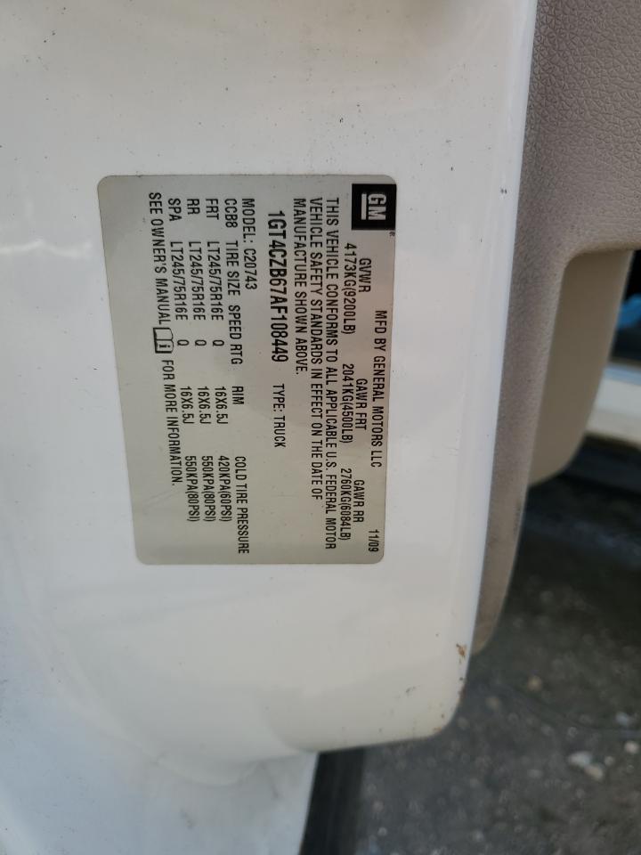 1GT4CZB67AF108449 2010 GMC Sierra C2500 Heavy Duty