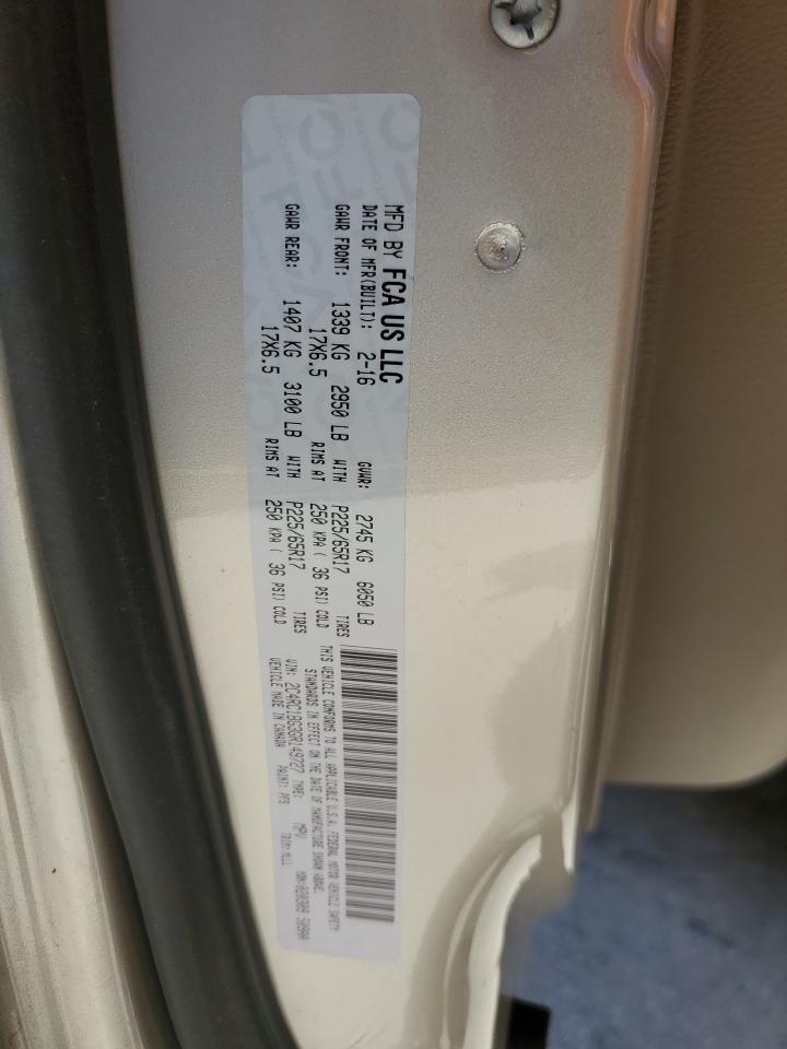 2C4RC1BG3GR149727 2016 Chrysler Town & Country Touring