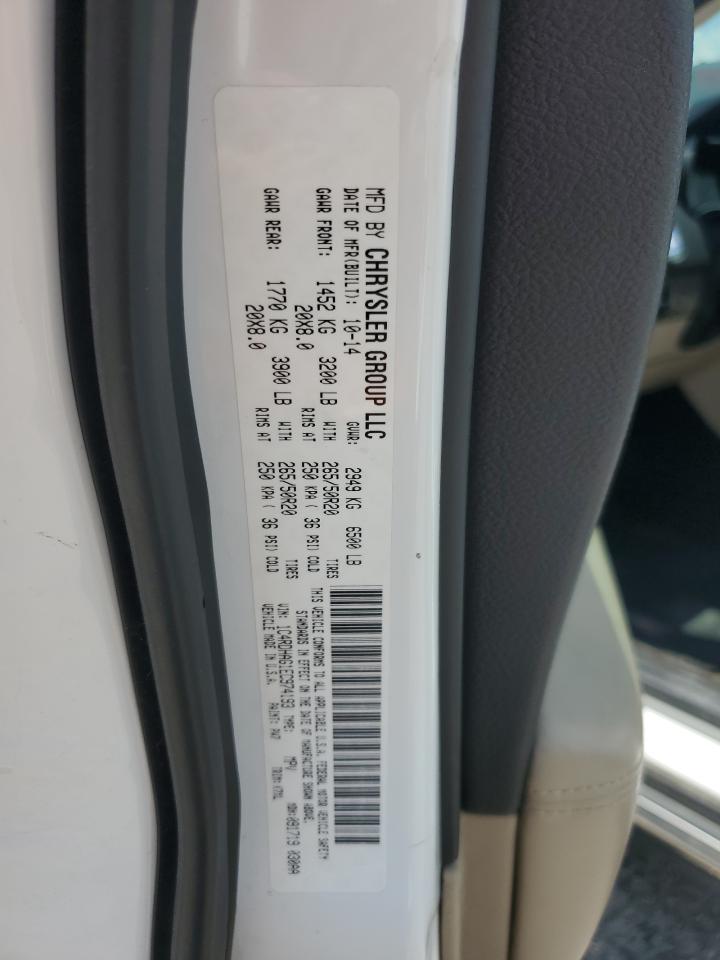 1C4RDHAG1EC974193 2014 Dodge Durango Sxt