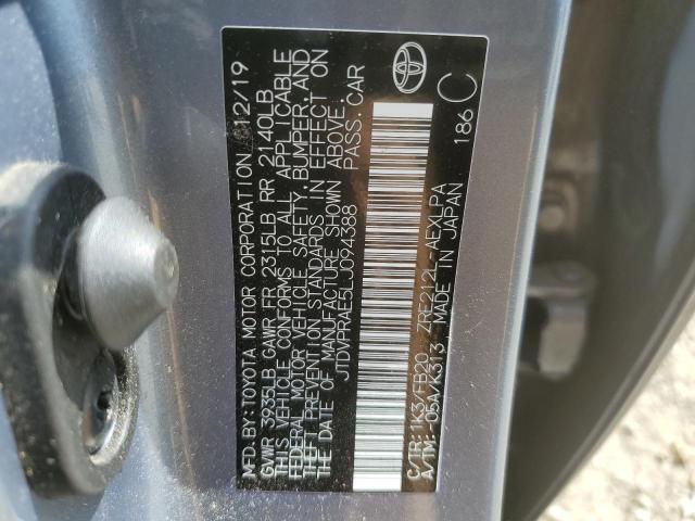 2020 TOYOTA COROLLA LE - JTDVPRAE5LJ094388