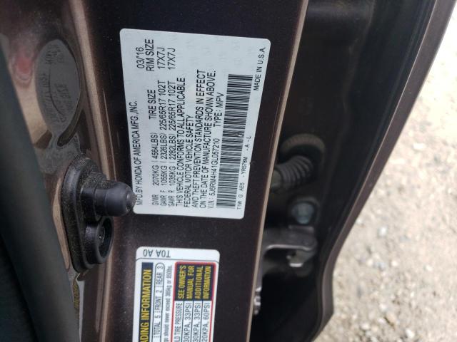 2016 HONDA CR-V SE - 5J6RM4H41GL057210