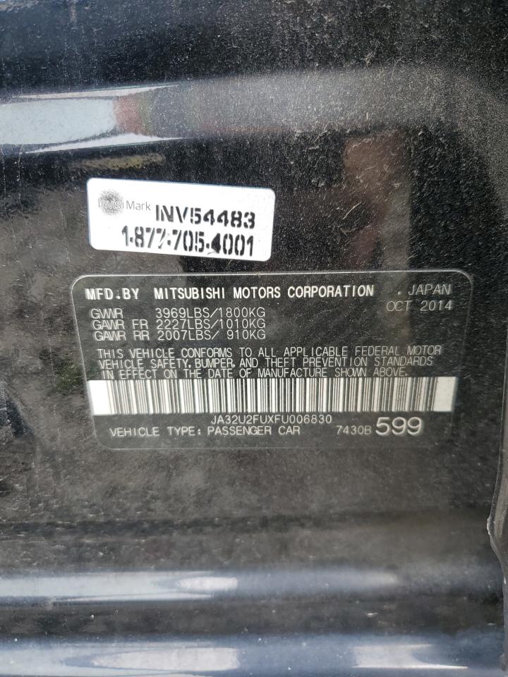 JA32U2FUXFU006830 2015 Mitsubishi Lancer Es