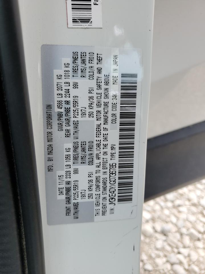 JM3KE4DYXG0736785 2016 Mazda Cx-5 Gt