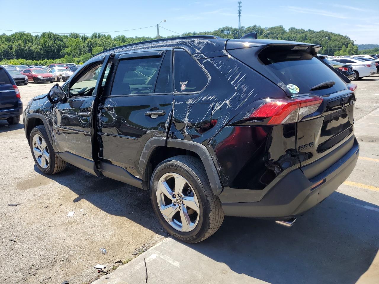 Lot #2833819049 2021 TOYOTA RAV4 XLE P