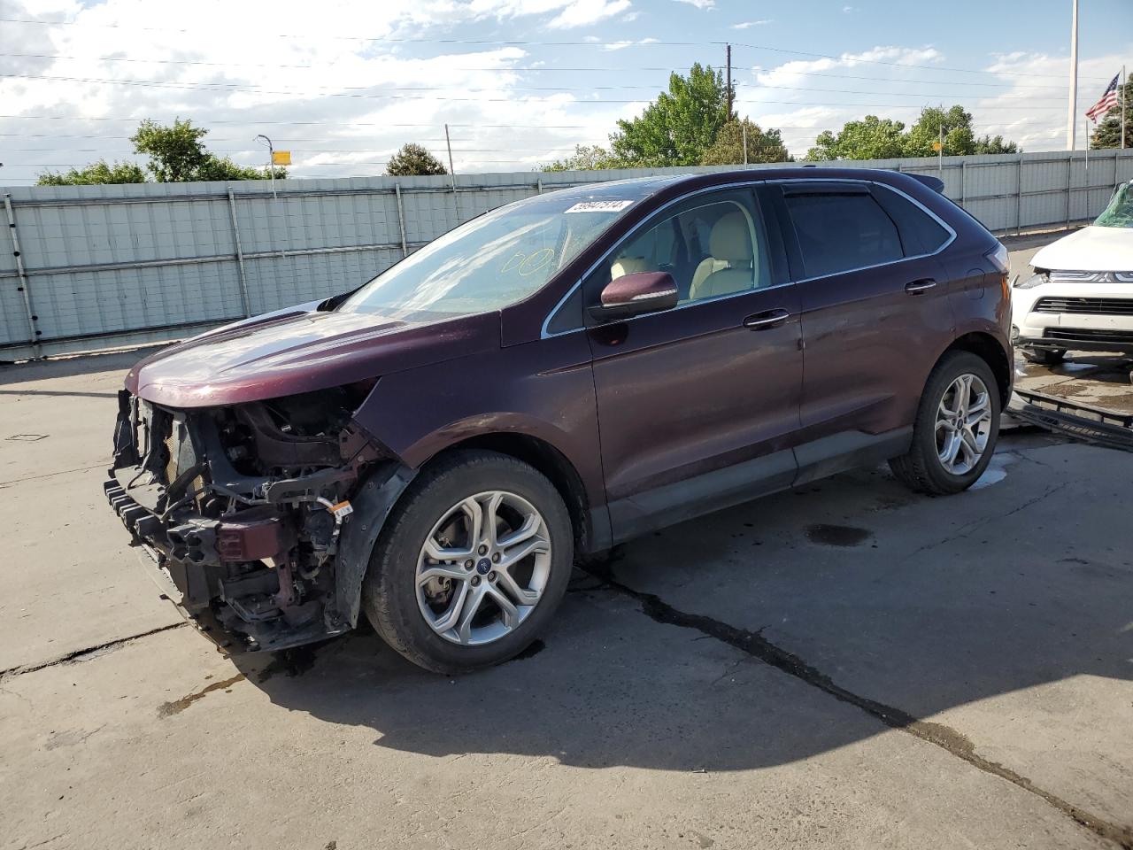 2017 Ford Edge Titanium vin: 2FMPK4K81HBB79237