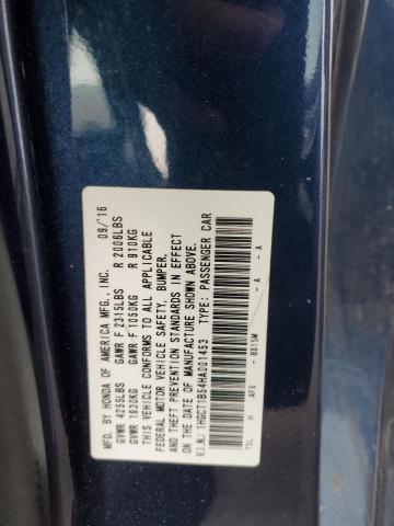 2017 HONDA ACCORD EX - 1HGCT1B54HA001453