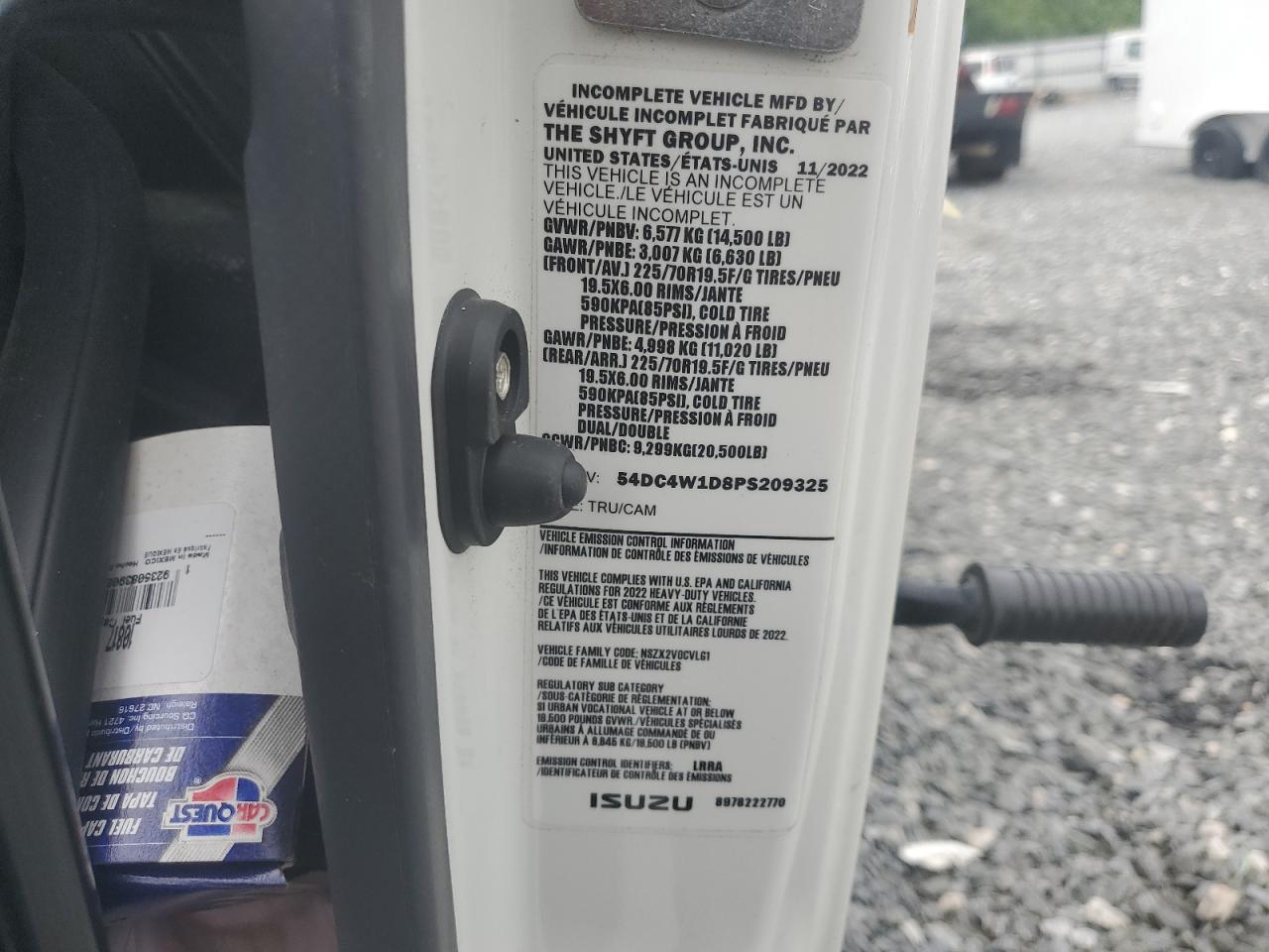 54DC4W1D8PS209325 2023 Isuzu Npr Hd