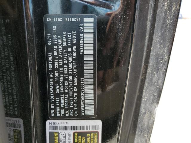 2012 Volkswagen Eos Komfort VIN: WVWBW7AH2CV006152 Lot: 57120554