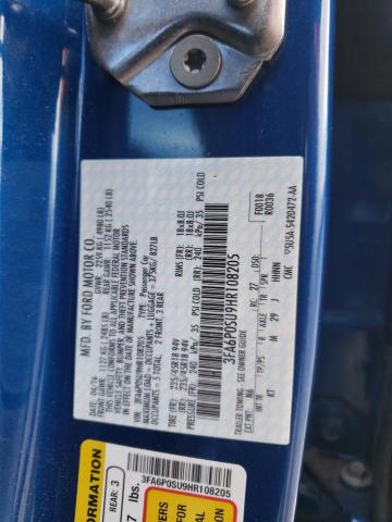 2017 FORD FUSION TIT - 3FA6P0SU9HR108205