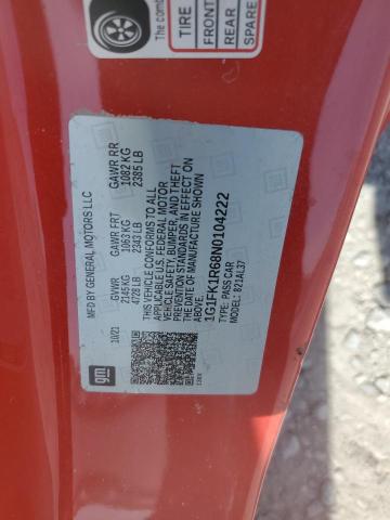 2022 Chevrolet Camaro Zl1 VIN: 1G1FK1R68N0104222 Lot: 54597284