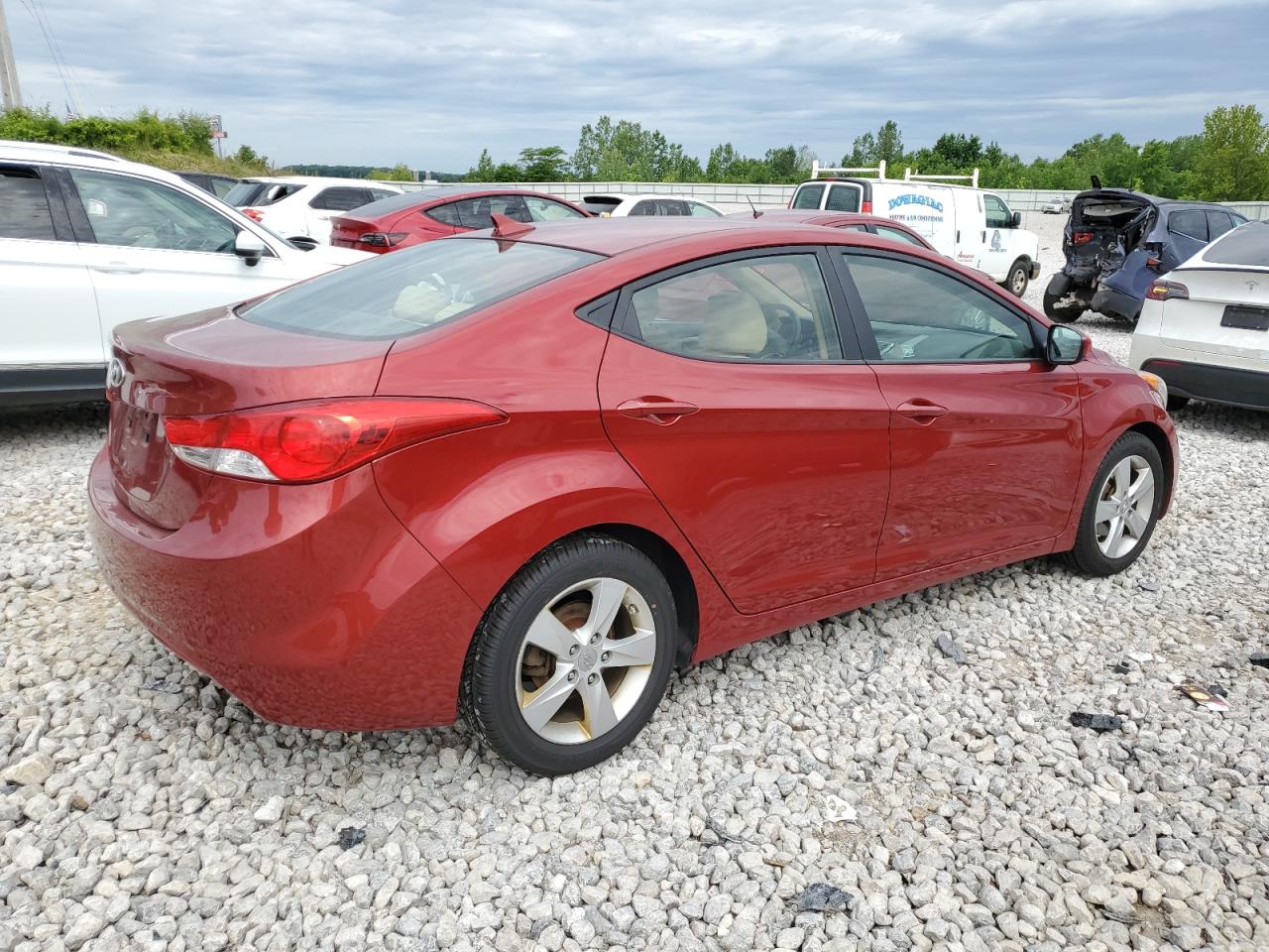 2012 Hyundai Elantra Gls vin: KMHDH4AE2CU310736