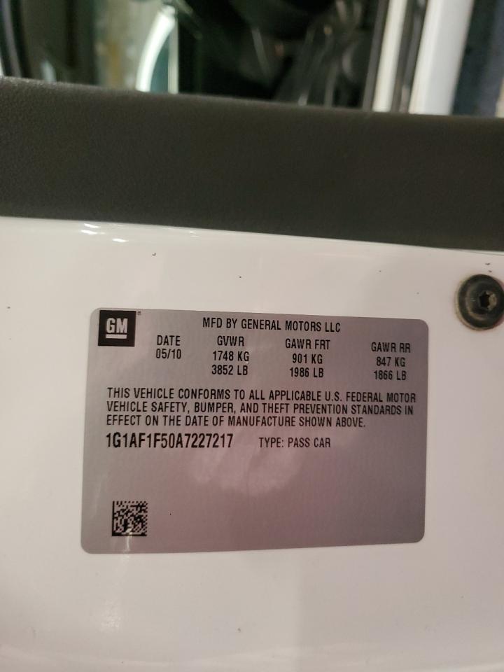 1G1AF1F50A7227217 2010 Chevrolet Cobalt 2Lt