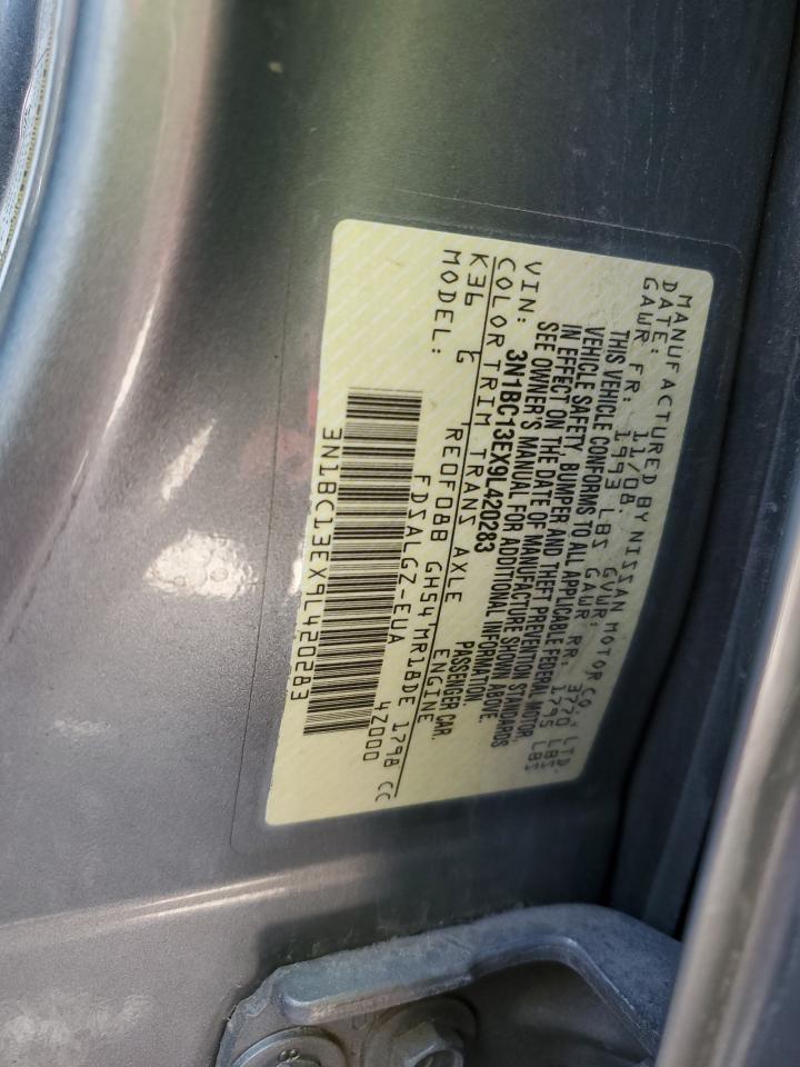 3N1BC13EX9L420283 2009 Nissan Versa S