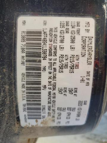 2001 Jeep Cherokee Sport VIN: 1J4FF48S41L590784 Lot: 56946464