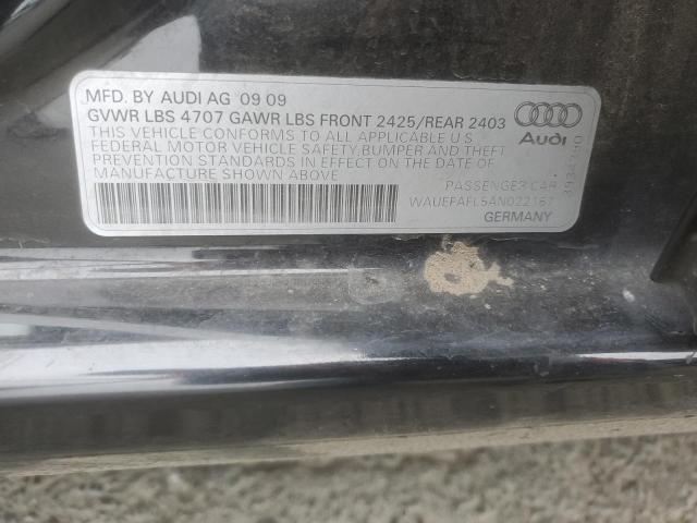 2010 Audi A4 Premium Plus VIN: WAUEFAFL5AN022167 Lot: 58518164