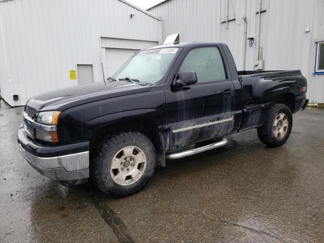 CHEVROLET SILVERADO 2005 black  gas 1GCEK14TX5Z246664 photo #1