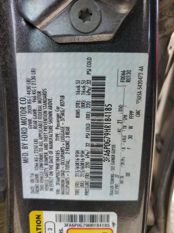 VIN 3FA6P0G79HR184185 2017 Ford Fusion, S no.12