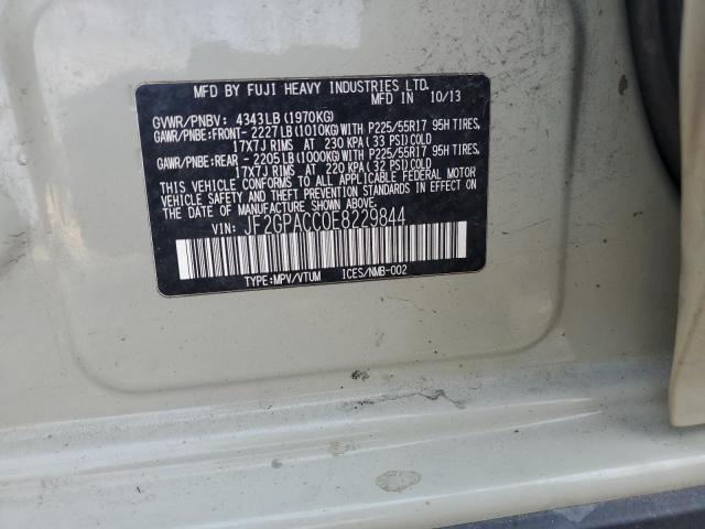 2014 Subaru Xv Crosstrek 2.0 Premium VIN: JF2GPACC0E8229844 Lot: 59779904