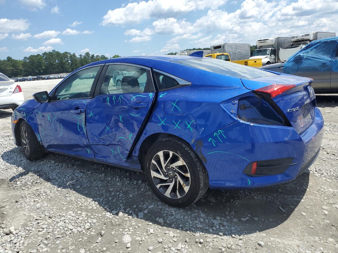 19XFC2F70HE221165 2017 Honda Civic Ex