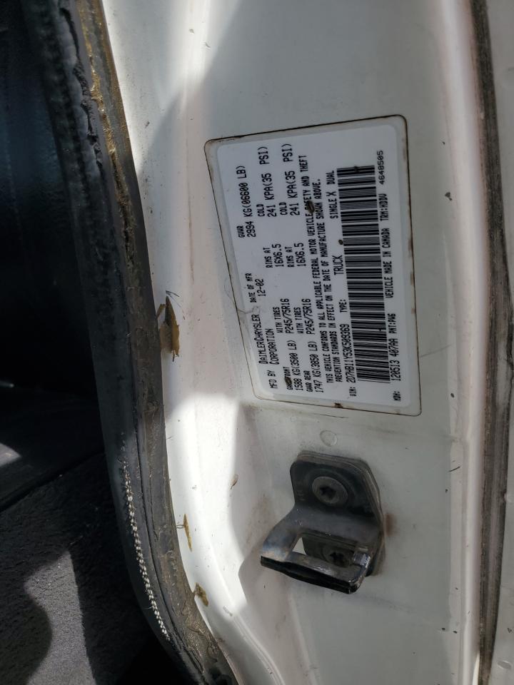 2D7HB11Y53K509369 2003 Dodge Ram Van B1500