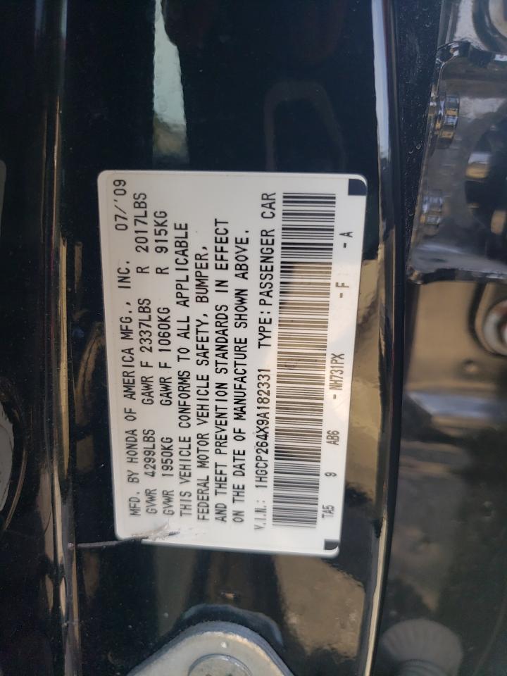 1HGCP264X9A182331 2009 Honda Accord Lxp